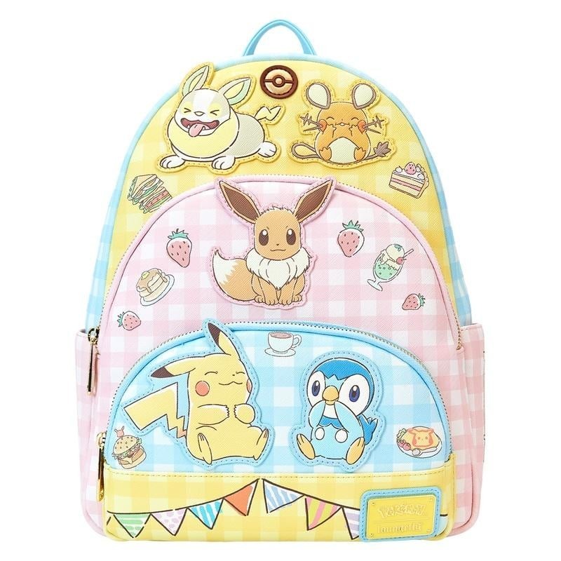 POKEMON - Cafe - Mini Sac à Dos Triple Poche LoungeFly 