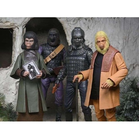 LA PLANETE DES SINGES - Pack 4 Figurines 17cm 