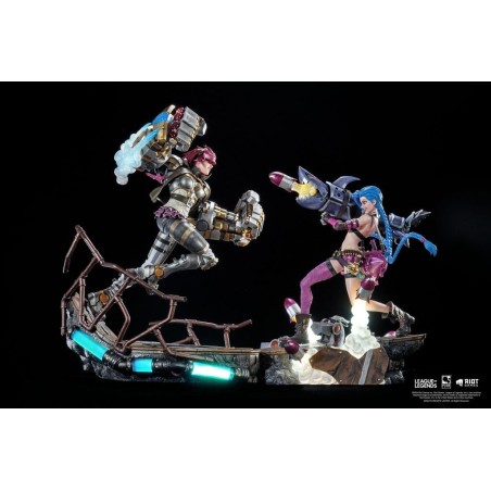 LEAGUE OF LEGENDS - Jinx & Vi - Pack 2 Statuettes 1/6 