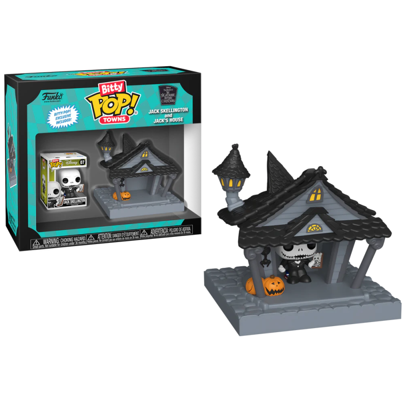 NBX - Bitty Pop Town - Jack Skellington and Jack's house 