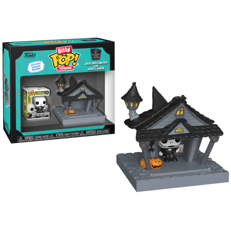 NBX - Bitty Pop Town - Jack Skellington et Maison de Jack 