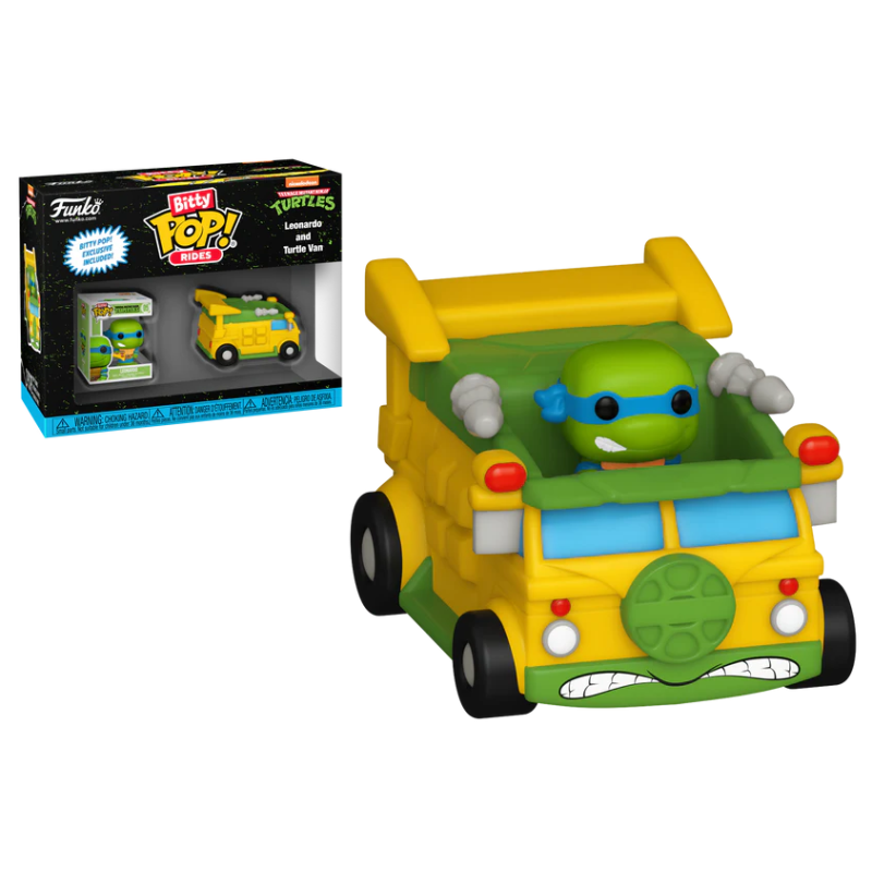 TORTUES NINJAS - Bitty Pop Ride - Leonardo avec Van 