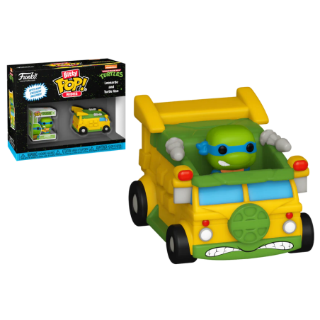 TORTUES NINJAS - Bitty Pop Ride - Leonardo avec Van 