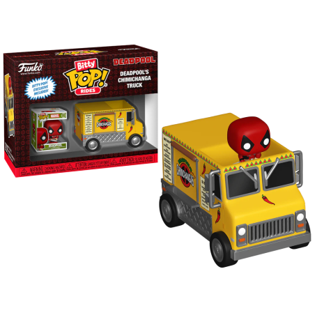 MARVEL - Bitty Pop Ride - Deadpool avec Camion Chimichanga 