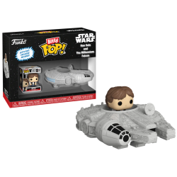 STAR WARS - Bitty Pop Ride - Han Solo avec Faucon Millenium 2