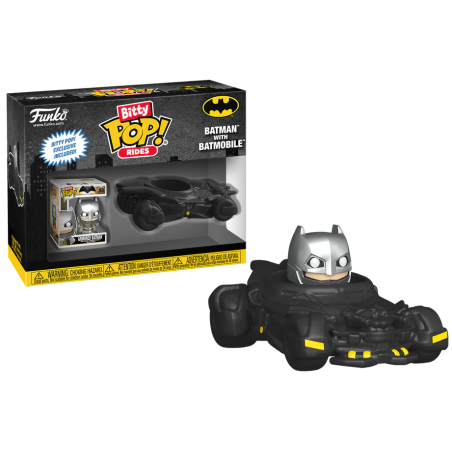 DC - Bitty Pop Ride - Batman avec Batmobile 