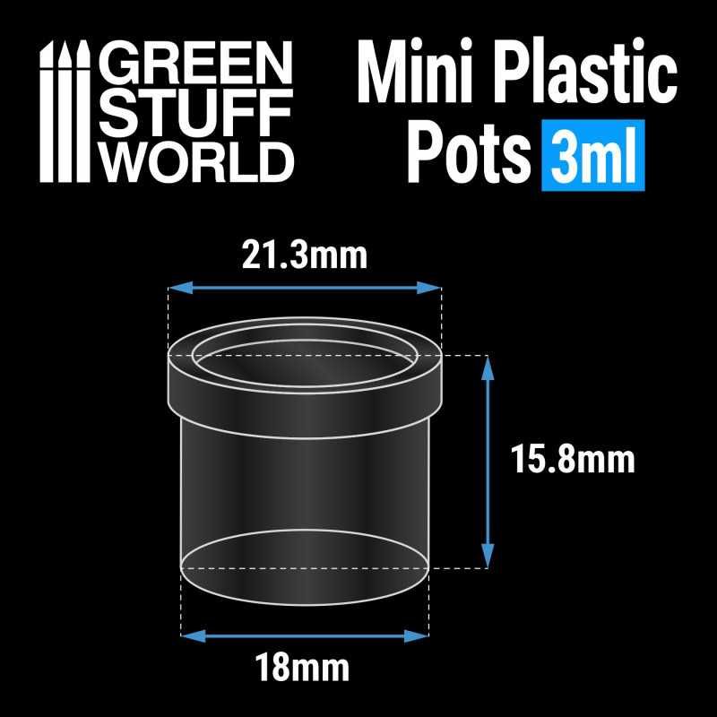 24x Pot de Melange Vides 3 ml