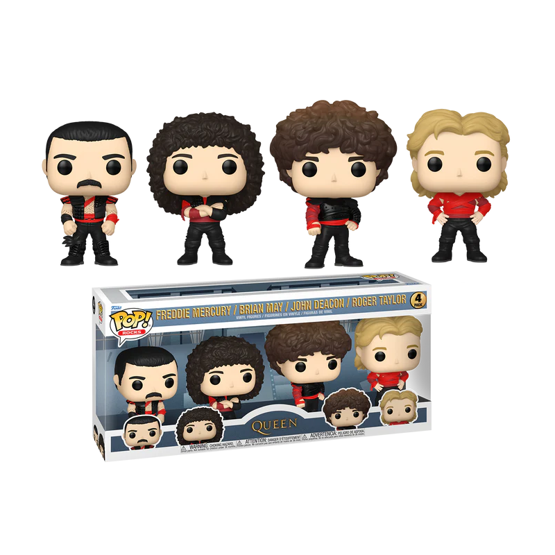 QUEEN - POP Rocks - Radio Gaga - Pack 4 