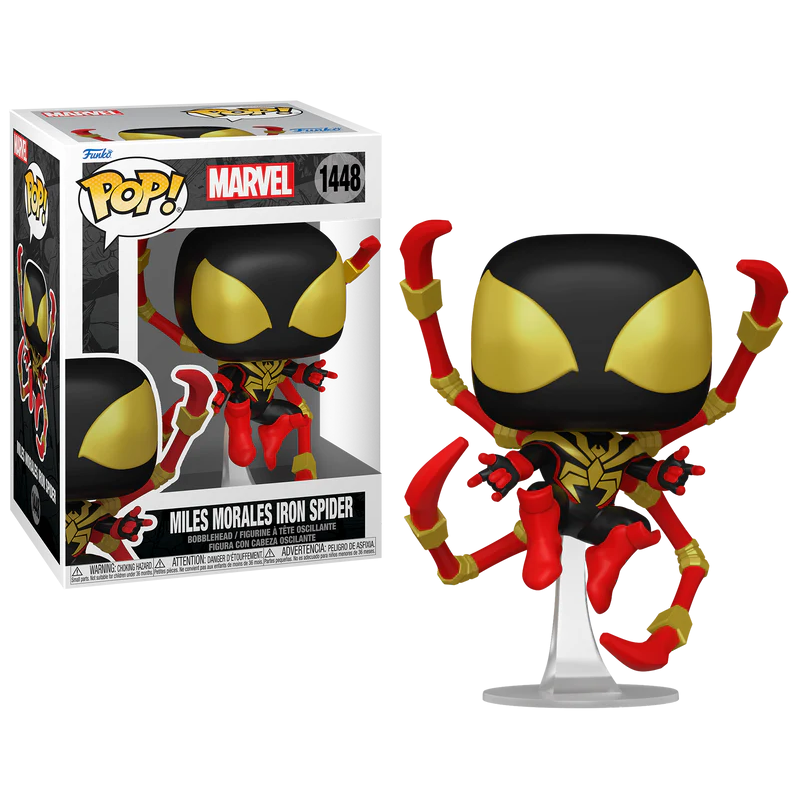 SPIDER-MAN COMICS - POP Marvel N° 1448 - Miles Iron Spider avec Chase 