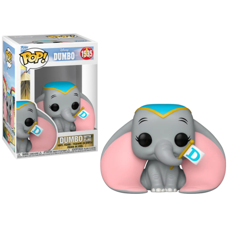 DUMBO - POP Disney N° 1535 - Dumbo avec drapeau 