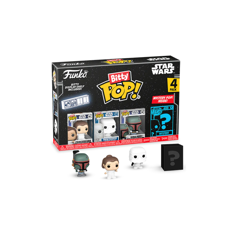 STAR WARS - Bitty Pop 4 Pack 2.5cm - Princess Leia 