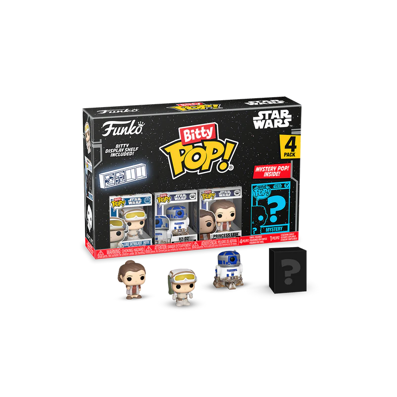 STAR WARS - Bitty Pop 4 Pack 2.5cm - Luke Hoth 