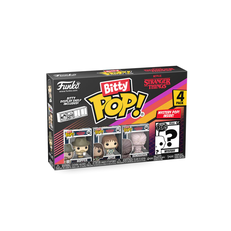 STRANGER THINGS - Bitty Pop 4 Pack 2.5cm - Hopper 