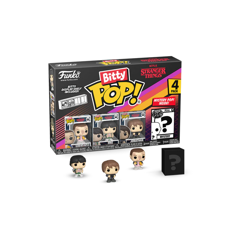 STRANGER THINGS - Bitty Pop 4 Pack 2.5cm - Onze 