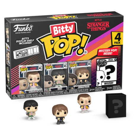 STRANGER THINGS - Bitty Pop 4 Pack 2.5cm - Onze 