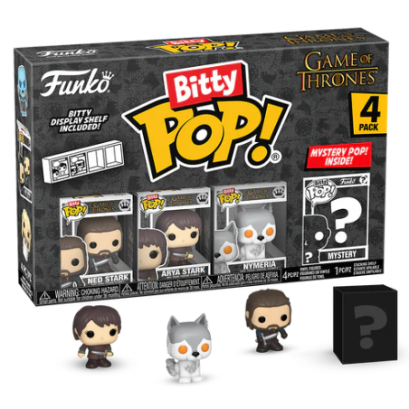 GAME OF THRONES - Bitty Pop 4 Pack 2.5cm - Ned Stark 
