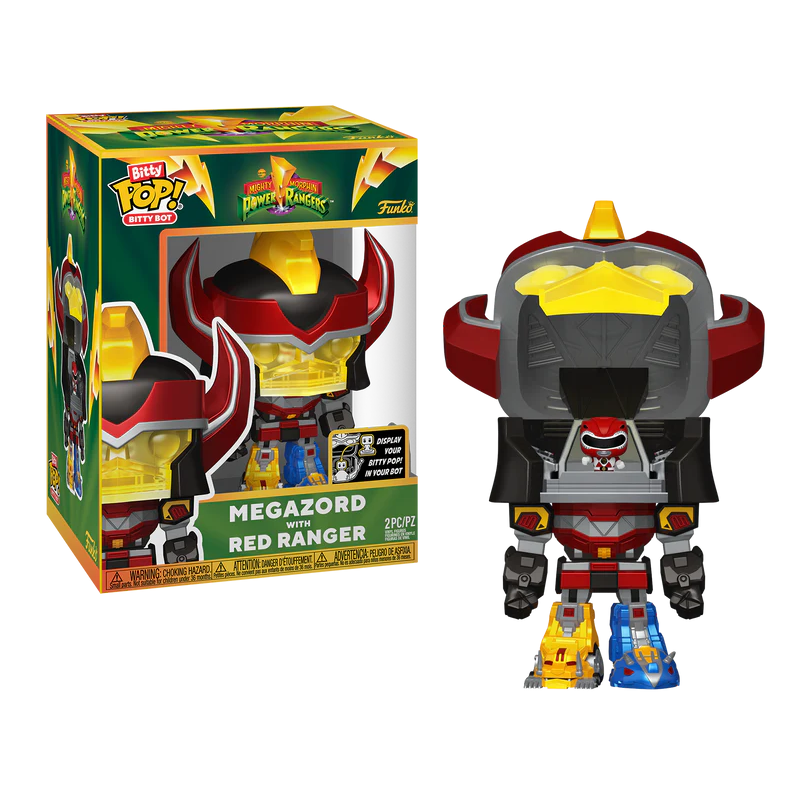 POWER RANGERS - Bitty Bots - Megazord avec Ranger Rouge 