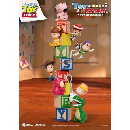 TOY STORY - Toy Brick Series - Set 8 Figurine Mini Egg Attack 7cm 