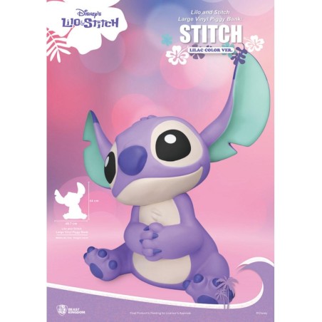 LILO & STITCH - Stitch "Couleur Lilas" - Tirelire 44cm 