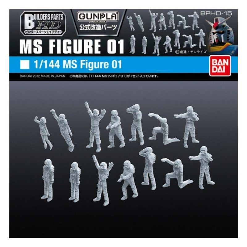 GUNDAM - Builders Parts HD 1/144 MS Figure 01 - Model Kit 
