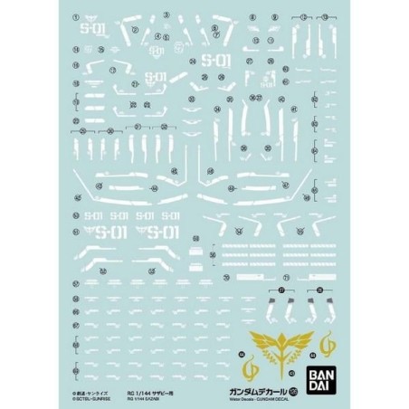 GUNDAM - Gundam Decal 126 RG 1/144 Sazabi - Model Kit 