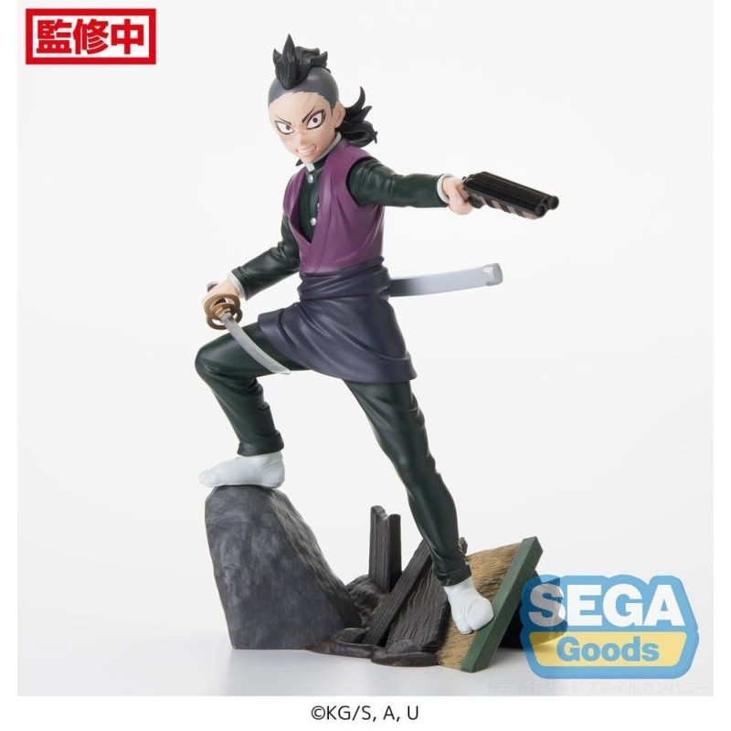 DEMON SLAYER - Genya Shinazugawa - Statuette Xross Link Anime 15cm 