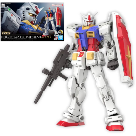 GUNDAM - RG 1/144 RX-78-2 Gundam Ver. 2.0 - Model Kit 