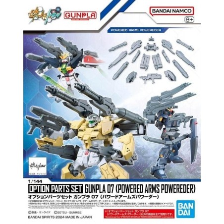 GUNDAM -Option Parts Set Gunpla 07 (Powered Arms Powereder) -Model Kit 