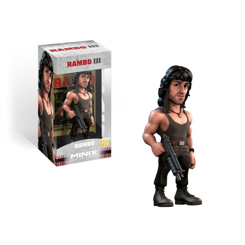RAMBO 3 - Rambo en T-Shirt - Figurine Minix # 12cm 