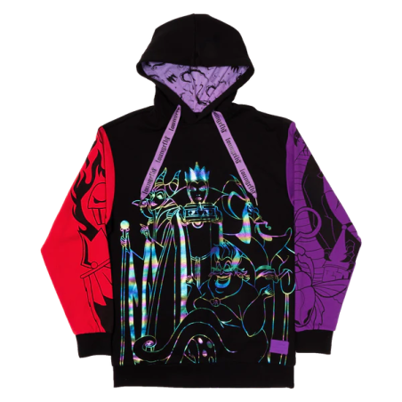 DISNEY - Villains - Hoodie Unisex Loungefly (S) 