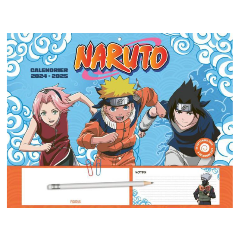 NARUTO - Le calendrier 2024/2025 