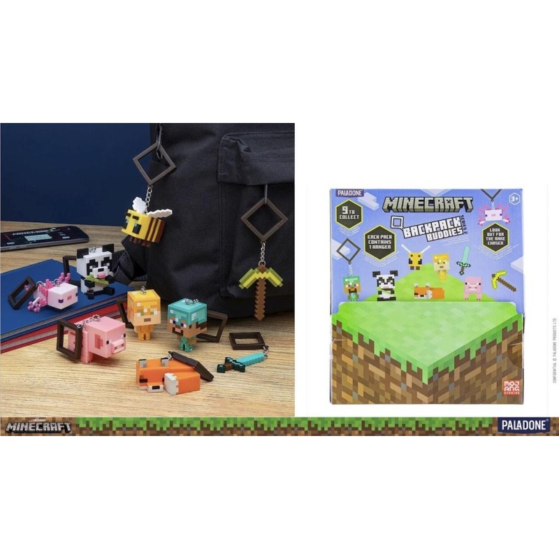 MINECRAFT - Backpack Buddies (Display 24 Pcs) 