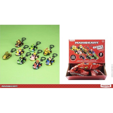 SUPER MARIO - Mario Kart - Backpack Buddies (Display 24 Pcs) 