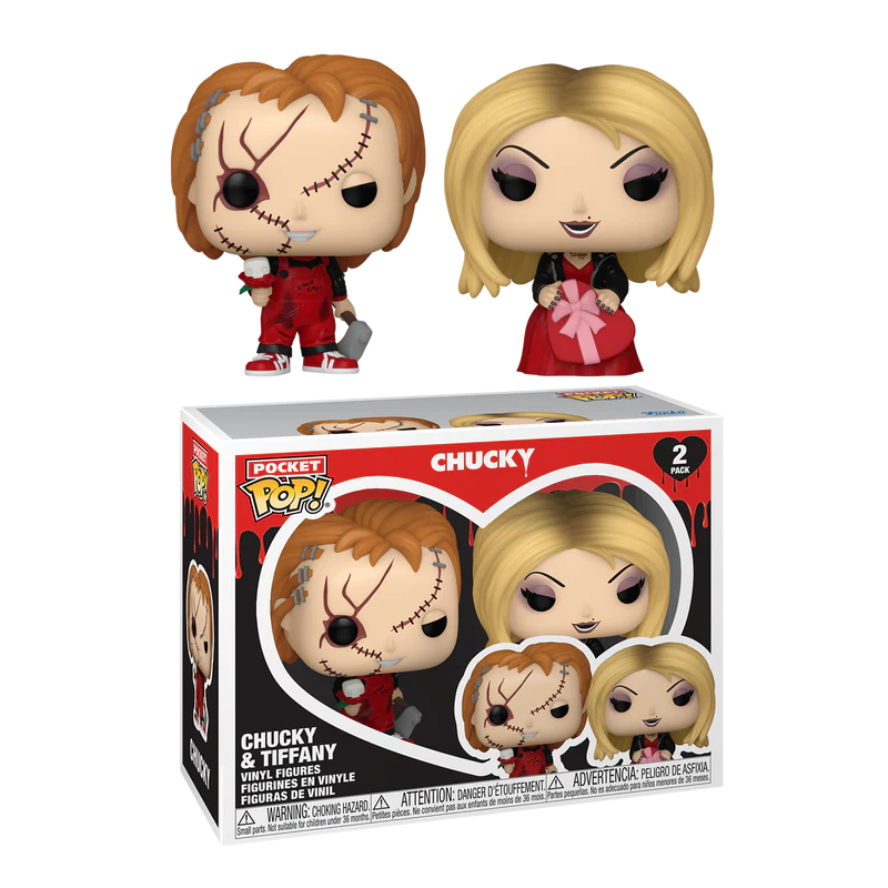 VALENTINES - Pocket Pop 2 Pack- Chucky & Tiffany 