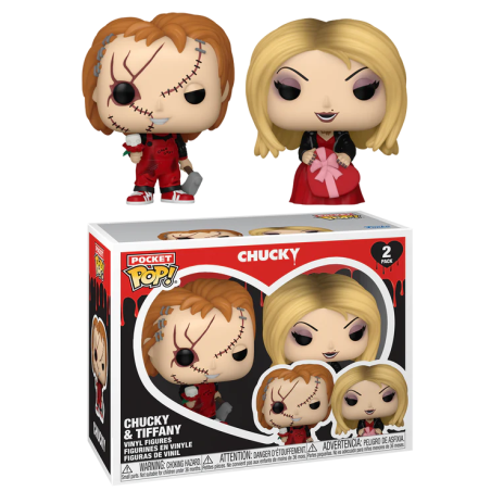 VALENTINES - Pocket Pop 2 Pack- Chucky & Tiffany 