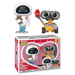 VALENTINES - Pocket Pop 2 Pack- Wall-E & Eve 