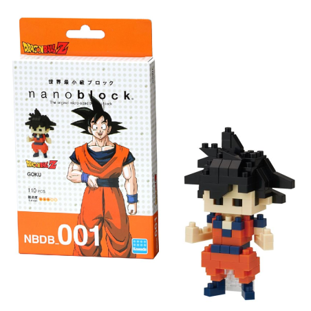 DRAGON BALL - Goku - Figurine Nanoblock 10cm 