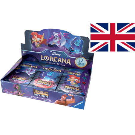 DISNEY - Lorcana - Trading Cards Boite de 24 Boosters Chapitre 4 - UK 