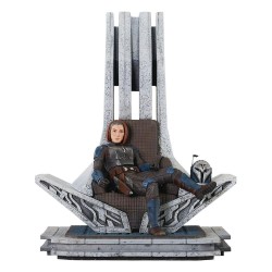 THE MANDALORIAN - Bo-Katan sur Throne - Statue Premier Collection 35cm 