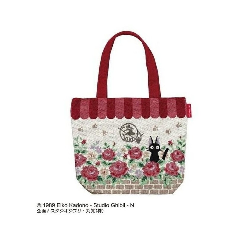 KIKI LA PETITE SORCIERE - Jiji Roses - Tote Bag 26x32x15cm 