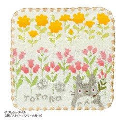 MON VOISIN TOTORO - Totoro Fleurs Sauvages - Mini Serviette 25x25cm 2