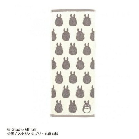 MON VOISIN TOTORO - Silhouette Totoro Gris - Serviette 33x80cm 