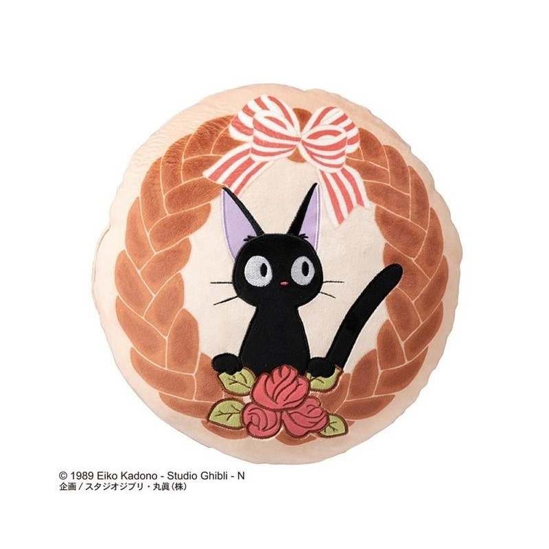 KIKI LA PETITE SORCIERE - Jiji Couronne de pain - Coussin 35x35cm 