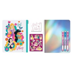 DISNEY - Princesses - Set de Papeterie + Trousse + Notebook A5 - 7pc. 2