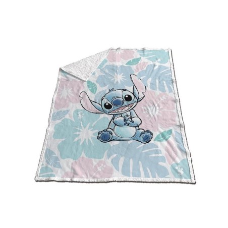 LILO & STITCH - Couverture Sherpa 130x170cm - Stitch 