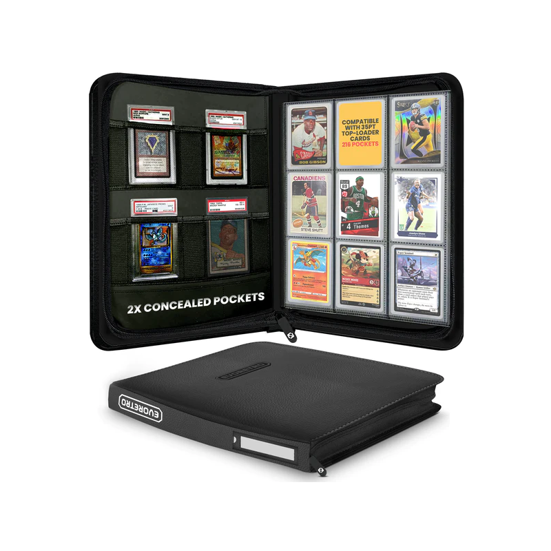 EVORETRO - Shield+ 216 Topload Cards Binder Black 