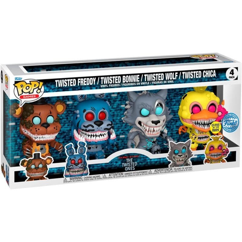 FIVE NIGHTS AT FREDDY - 4 Pack Funko Pop Sp. Edition 