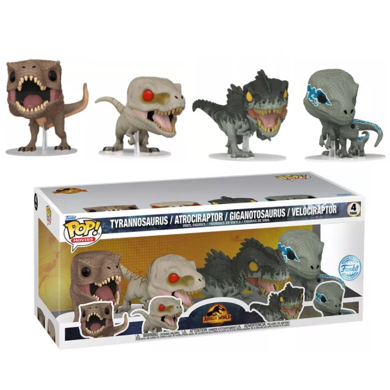 JURASSIC WORLD 3 - POP - 4pk Special Edition 