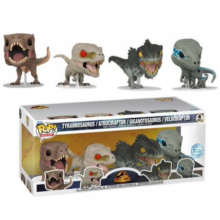 JURASSIC WORLD 3 - POP - 4pk Special Edition 