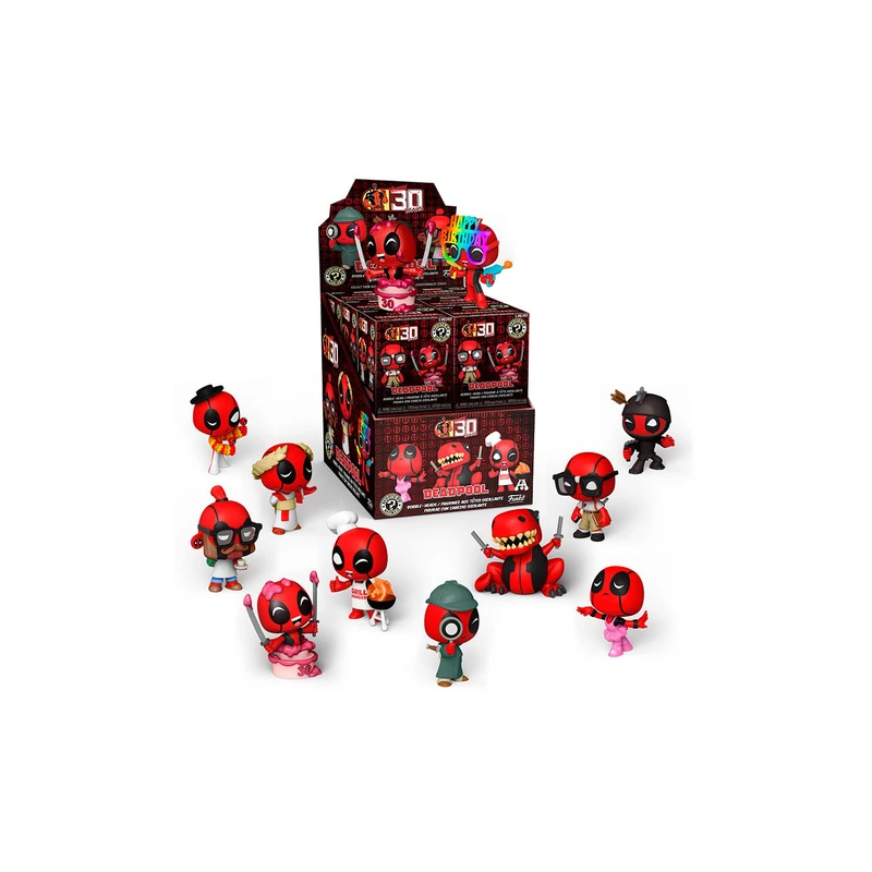 DEADPOOL  - 30Th - Mystery Minis  (BOX 12 Figurines) 